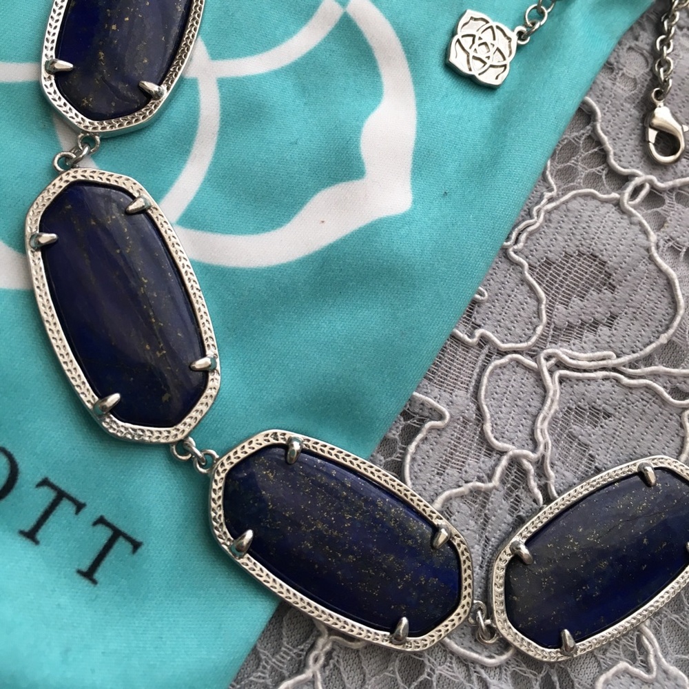 Kendra Scott Noelle Necklace Lapis Lazuli Blue